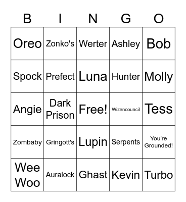 PotterworldMC Meetup 2022 Bingo Card