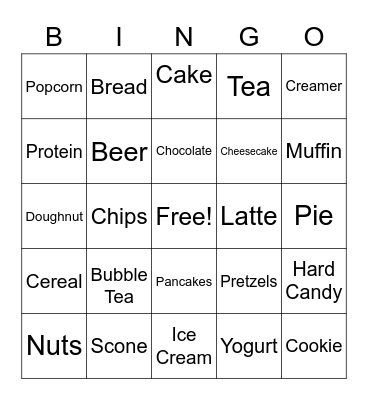 Pumpkin Spice Bingo Card