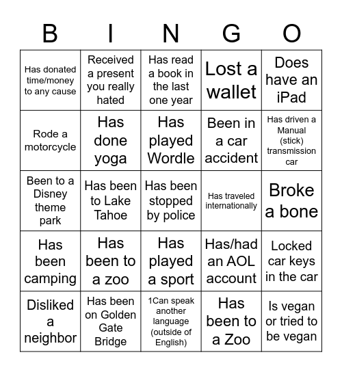 2022 SMG Annual Meet Bingo Card