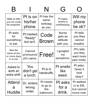 Radiology Tech Week Bingo 2022 Bingo Card
