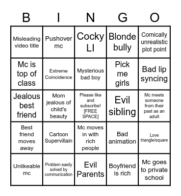sav and c's bingo Card