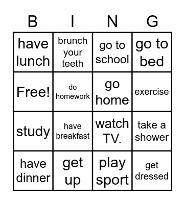 Bingo Game Bingo Card