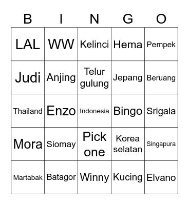 JAEMINnite (ADJI) Bingo Card