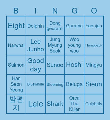 Whaletells BINGO Card