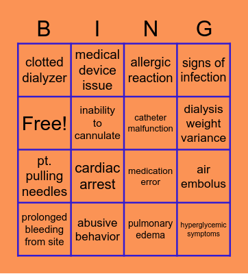 So Unusual Bingo Card