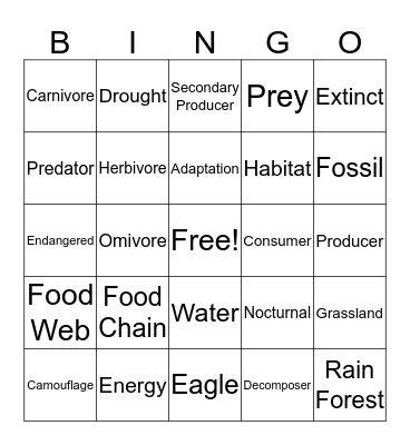 ULTIMATE BINGO Card