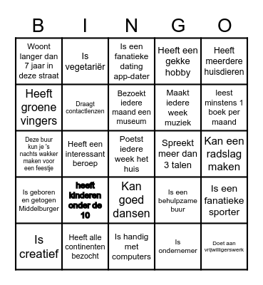 Burendag 2022 Windwijzer Bingo Card