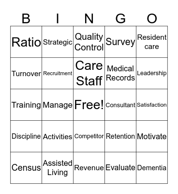 Group 4 Presentation Bingo Card