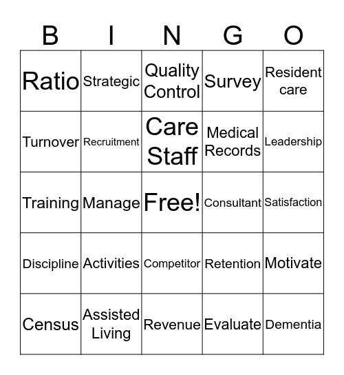 Group 4 Presentation Bingo Card