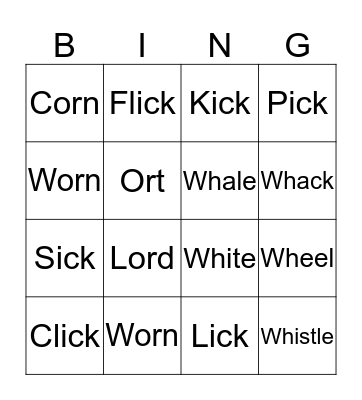 I Know My Letter Sounds Bingo Card