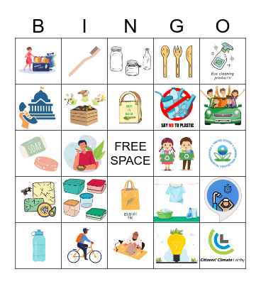 SUSTAINABILITY Bingo Card