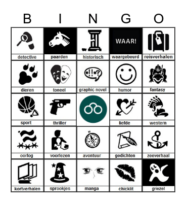 Genres Bingo Card