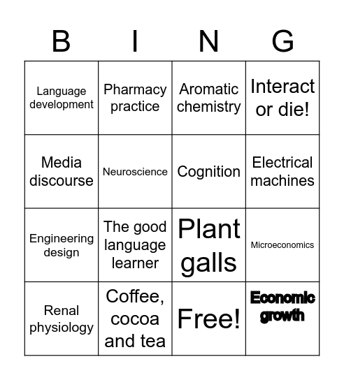 BOOK BINGO Card