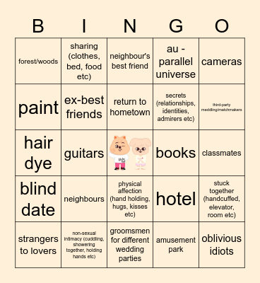 SEUNGSUNG Bingo Card