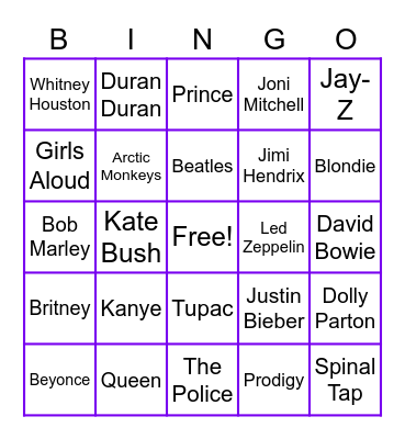 NewDay test Bingo Card