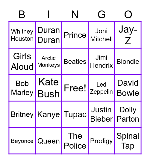 NewDay test Bingo Card