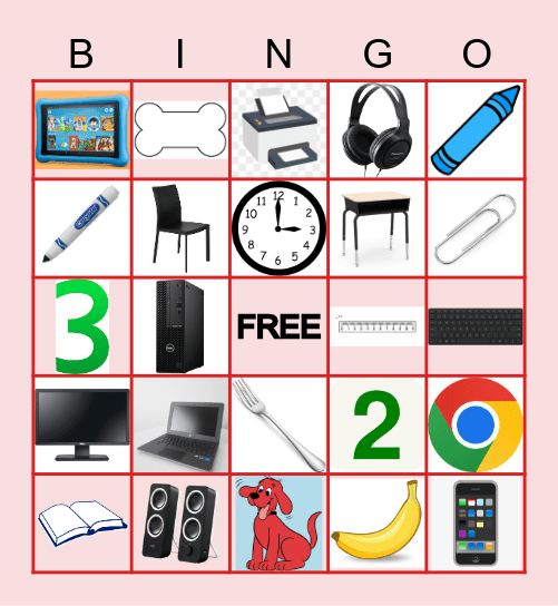 Bacon Bingo Card