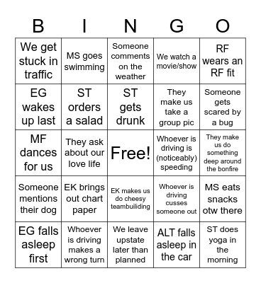 Reading to the Rescue Bingo Card