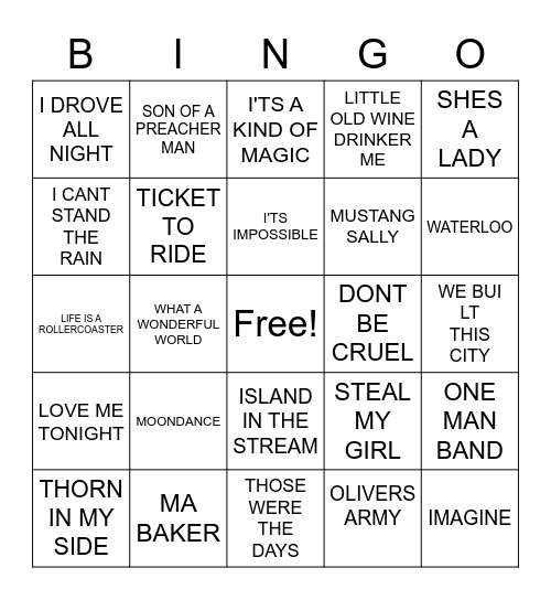 TREATY UTD Bingo Card