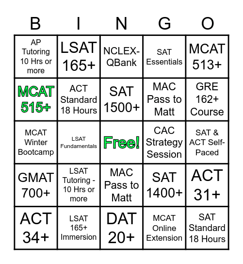 EA Bingo Round 2 Bingo Card