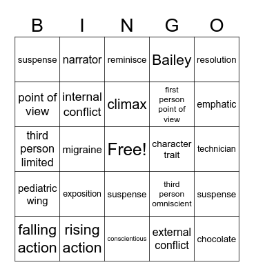 Fine Bingo Card