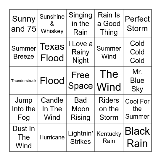 1977 #2 Bingo Card