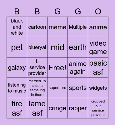 IOS 16 Bingo Card