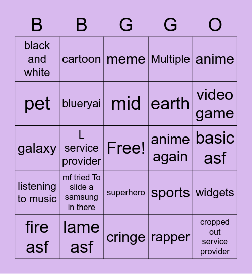 IOS 16 Bingo Card