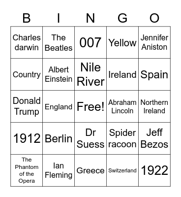 GM 3 Trivia Oct 2022  2 lines Bingo Card