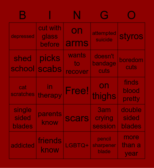 sh bingo <3 Bingo Card