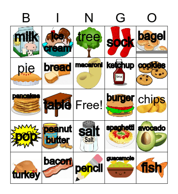 We Go Together! Bingo Card