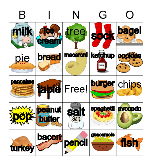 We Go Together! Bingo Card