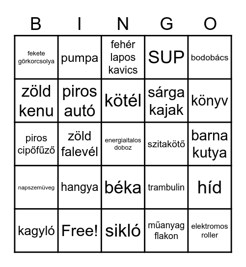 Duna Bingo Card