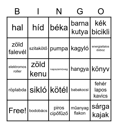 Duna Bingo Card