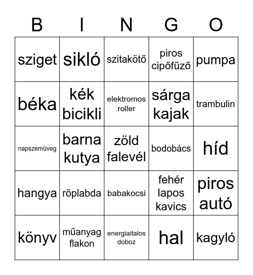 Duna Bingo Card