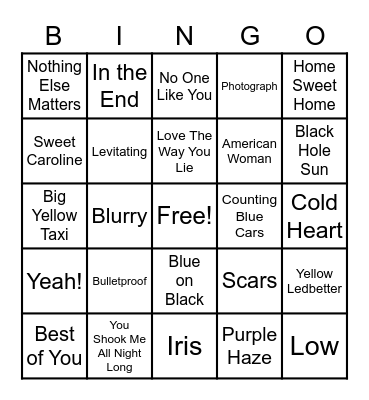 Donkeys - Traci's List Bingo Card