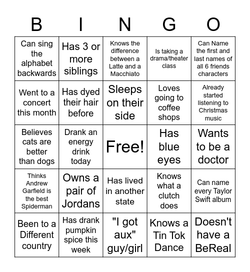 ACC MSM/HSM Bingo Card