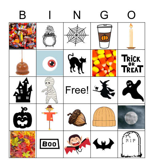 Happy Halloween! Bingo Card