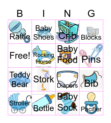 Baby Bingo Card
