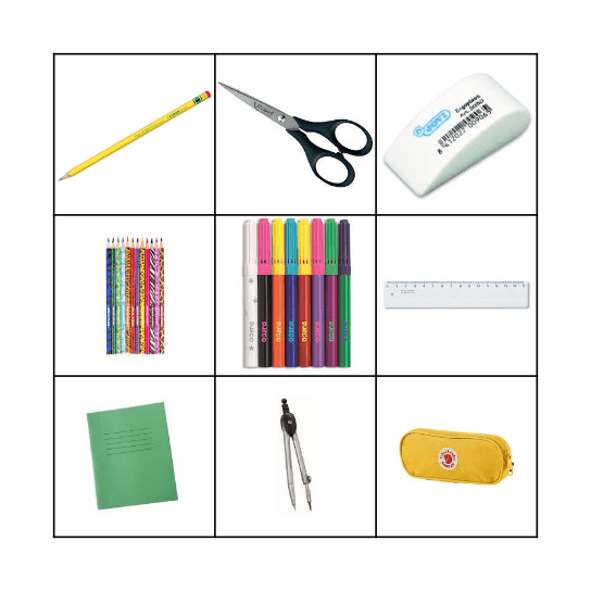 Kooliasjad Bingo Card