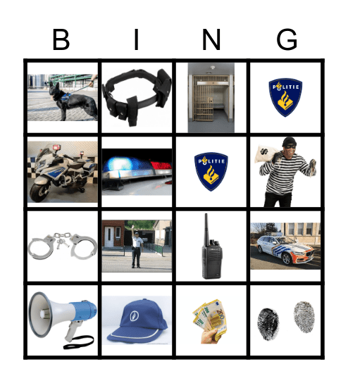DE POLITIE Bingo Card