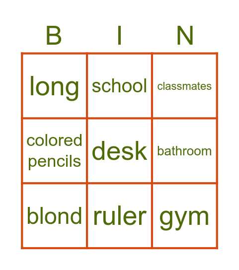 Let's go ! Bingo Card