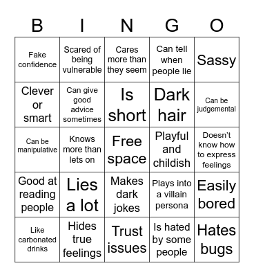 How Of A Kokichi Are You? Bingo Card