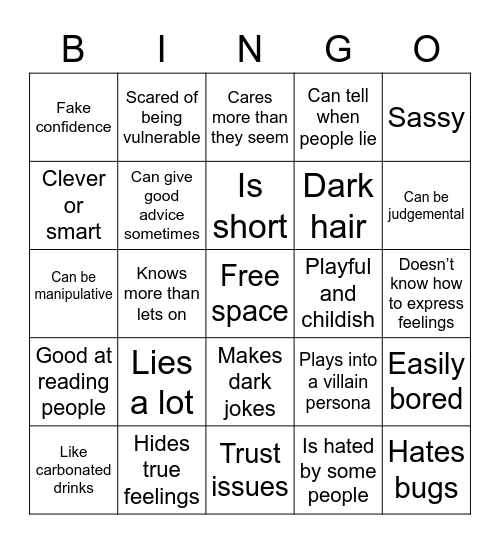 How Of A Kokichi Are You? Bingo Card