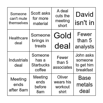 OCTOBER BINGO! Bingo Card