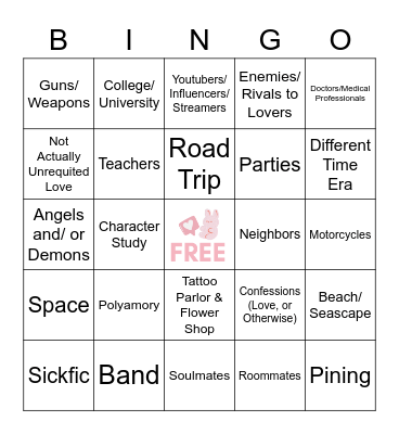 SOOBFEST Bingo Card