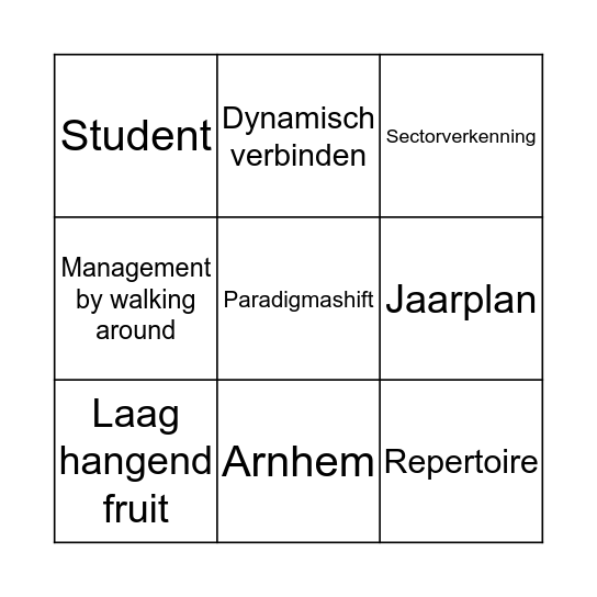 Derk's Woorden Bingo! Bingo Card