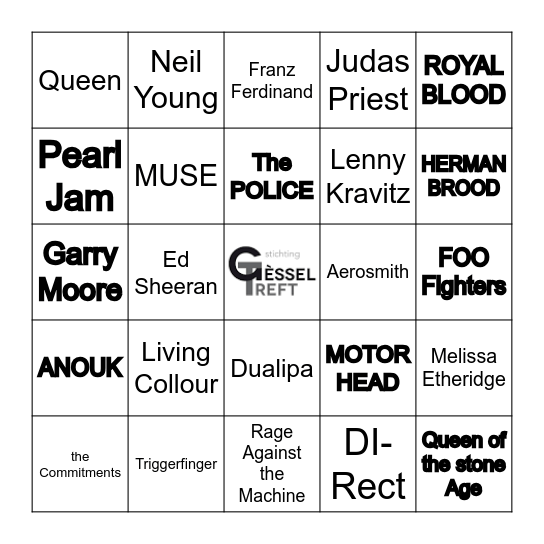 Gèssel Treft Bingo Card