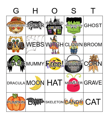 HALLOWEEN BINGO Card
