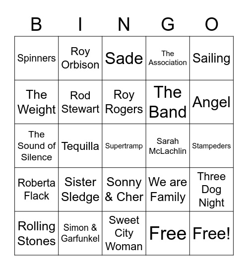Gm 10 Oct 2022 Large L Bingo Card